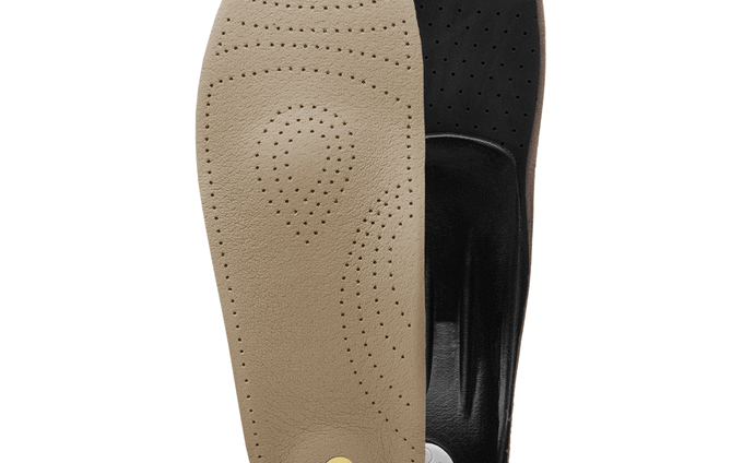 Wkładki ortopedyczne na płaskostopie z MOCNYM podparciem łuku poprzecznego